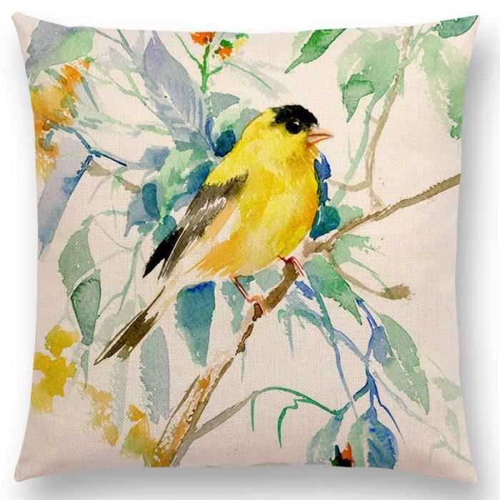 US Vendeur-Colibri Fleur Housse de Coussin housses pour coussins oreiller