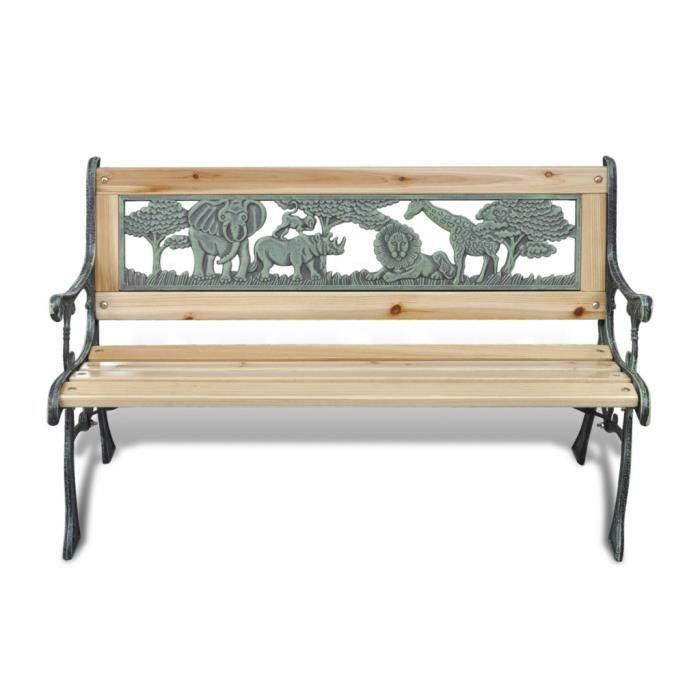 Bancs D Exterieur Banc De Jardin Pour Enfant En Fonte Design Animaux 80 X 24 Cm Achat Vente Banc D Exterieur Bancs D Exterieur Banc De Cdiscount