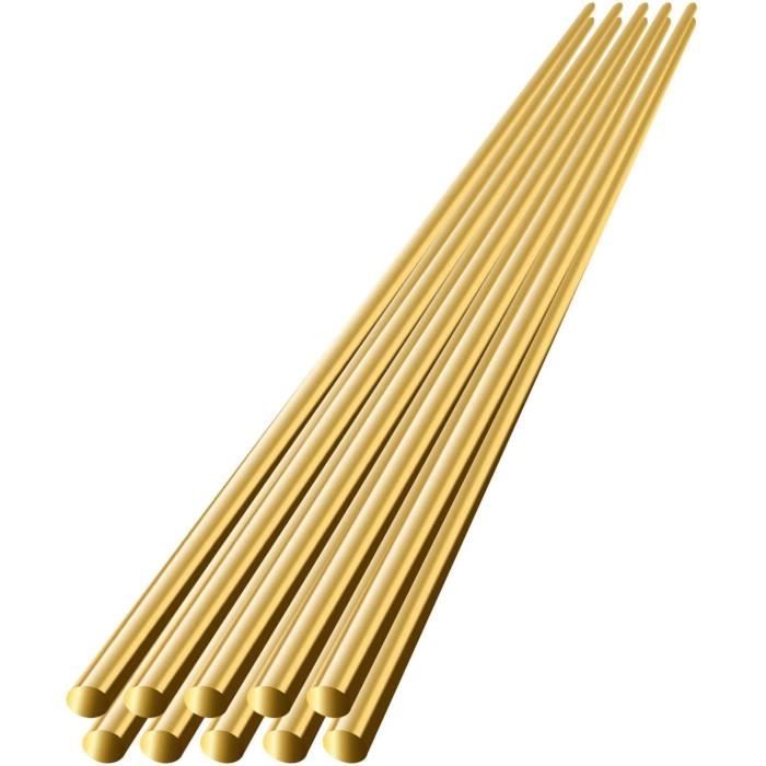 10 Tiges De Brasure En Laiton HS221 - 1,6 Mm X 250 Mm (soudure Basse Température) - UK Stock