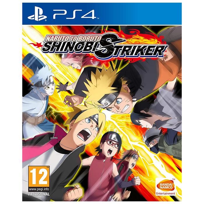 Sony Jeu Vidéo - Bandai Namco - Naruto To Boruto Shinobi Striker - Combat En Équipe - 1 À 8 Joueurs - PS4