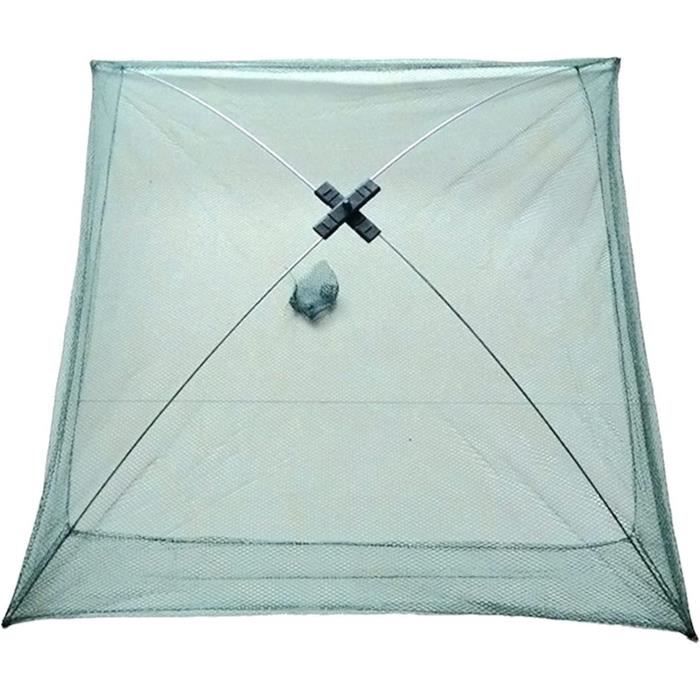 Outdoor Filet Net Net de pêche Pliable Pliable Pliable Maille Nylon de pêche Filet appâts ...
