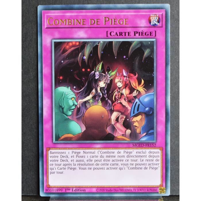 Carte YUGIOH MGEDFR152 Combine de Piège 1ED NEUF FR Cdiscount Jeux Jouets