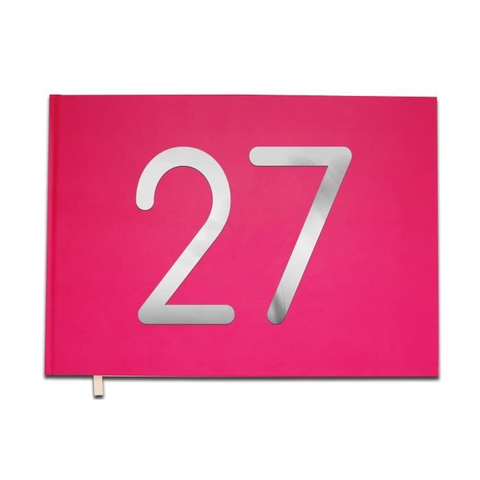 Livre D Or 27 Ans Anniversaire Mariage Retraite Lettres Chromees 100 Pages Qualite Premium Uttscheid Couleur Rose M Cdiscount Beaux Arts Et Loisirs Creatifs