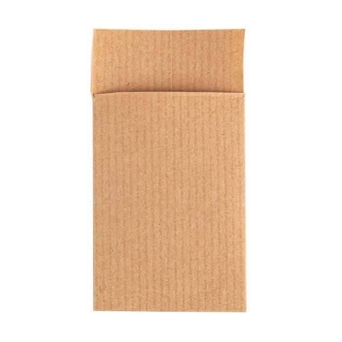 Sac déco en papier - Cadeau - Friandises - Kraft - 6 x 4,5 cm