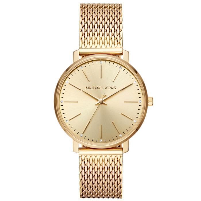 Montre Femme Michael Kors MK4339 Pyper - Mouvement Quartz - Coloris Doré - Bracelet en Acier