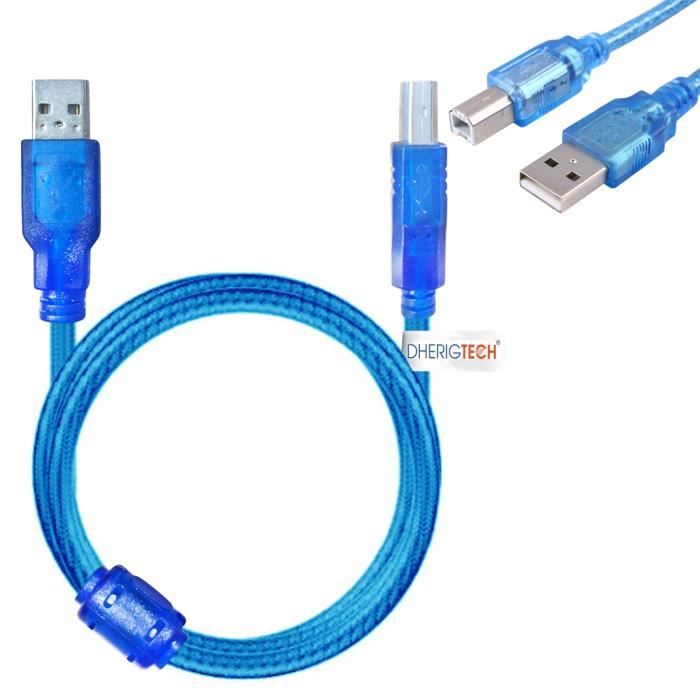 câble USB 3.0 am vers bm,rallonge pour imprimante HP 3.0 m,1.5m - Type  Black-3M