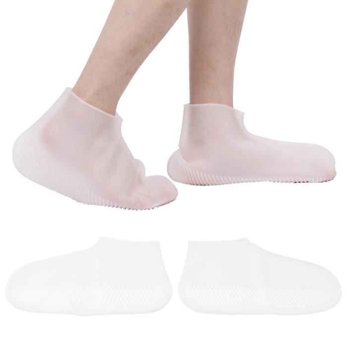Chaussures,Couvre Chaussures De Pluie Réutilisables En Latex