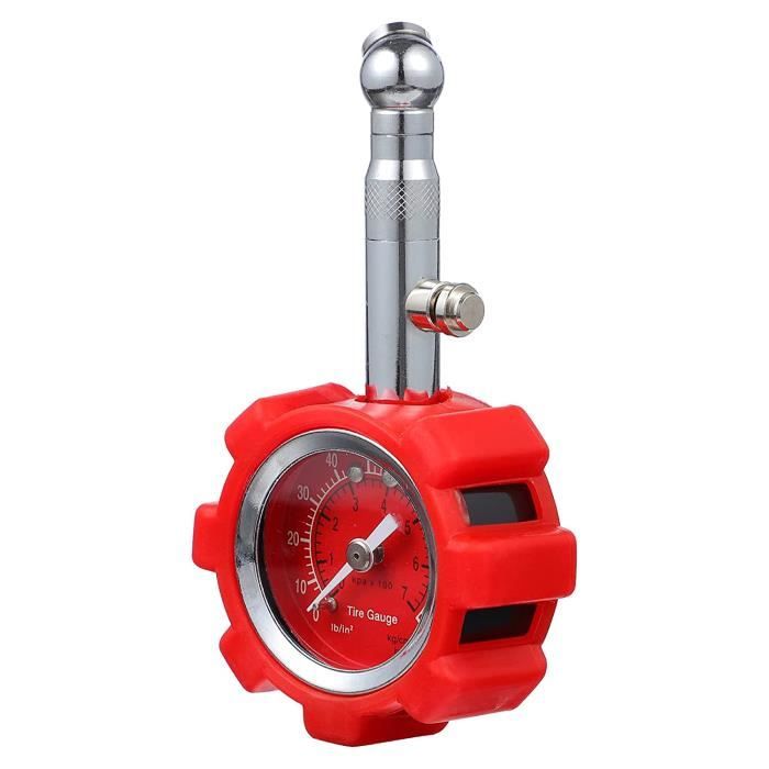 Manomètre Pression Air Double échelle 0-10bar/0-150psi | Montage G1/4" | En Acier Allié Et Laiton - 5