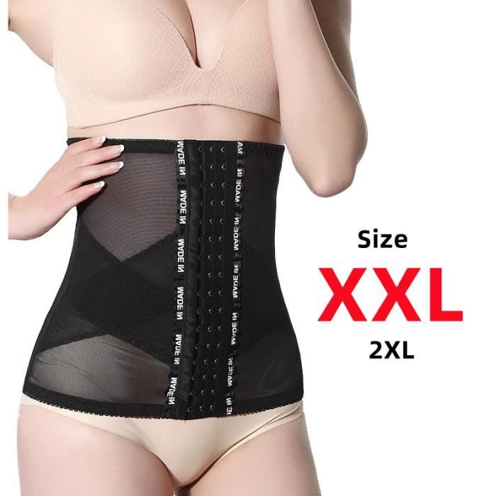 Ceinture De Sudation Femme Corset Minceur Ventre Plat - Ceinture Abdominale Avec Soutien Dos Réglable