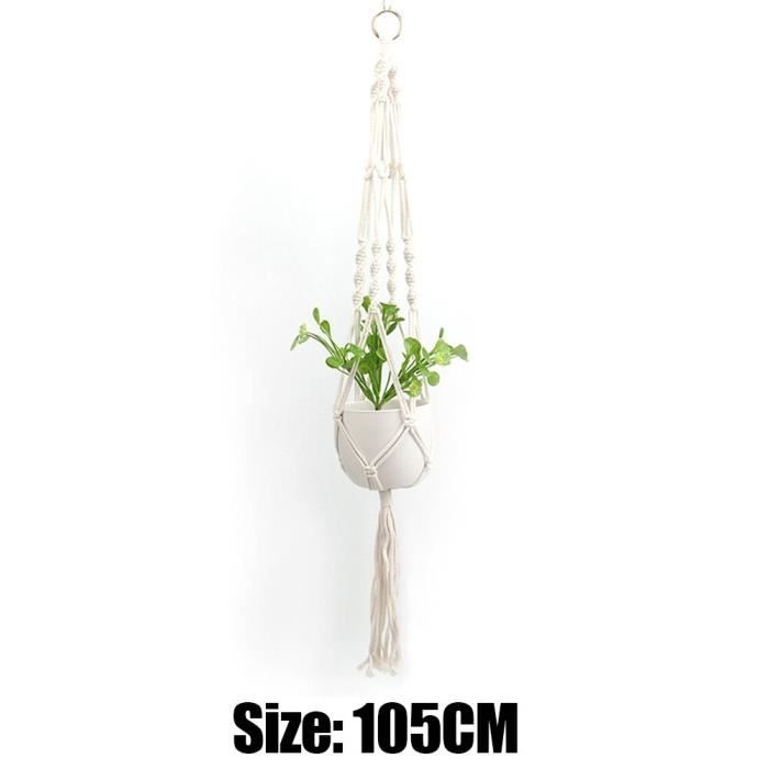 3 Pièces Macrame Suspension Plante,105 Cm Macramé Support Po 33,09