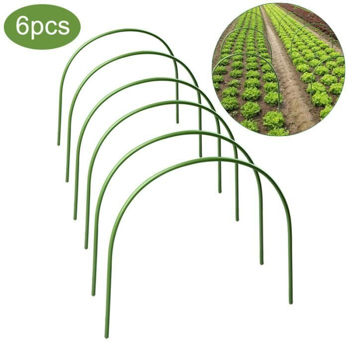 12 Cerceaux De Serre Jardin 48x48cm - Acier Plastifié Anti-rouille - Protection Plantes Et Semis