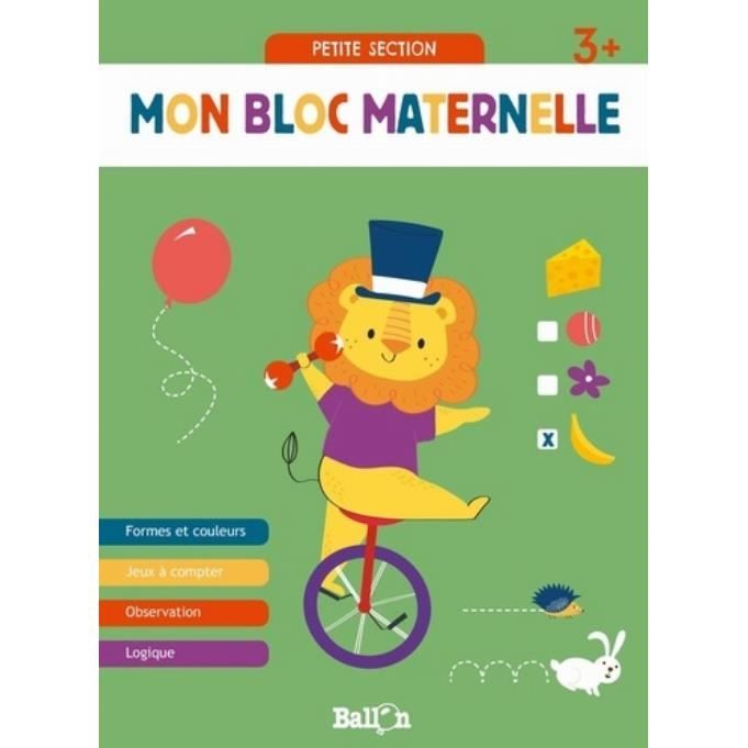 Mon Bloc Maternelle Petite Section Achat Vente Livre Parution Pas Cher Soldes Des Le 15 Juillet Cdiscount