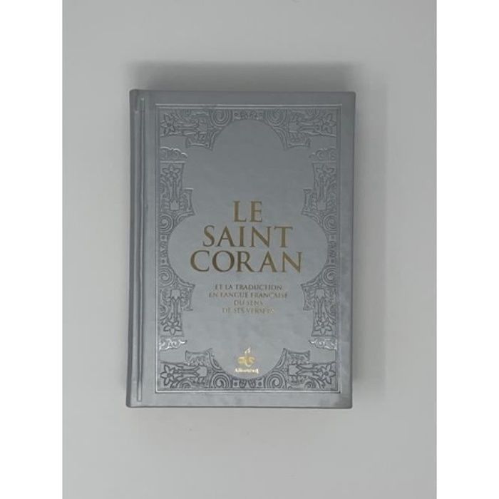 Saint Coran Avec Pages Arc En Ciel Rainbow Couverture Argent Edition Bilingue Francais Arabe Cdiscount Librairie