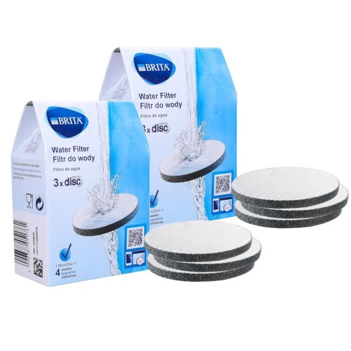 Pack De 6 filtres à eau MicroDisc Pour Gourde Filtrante