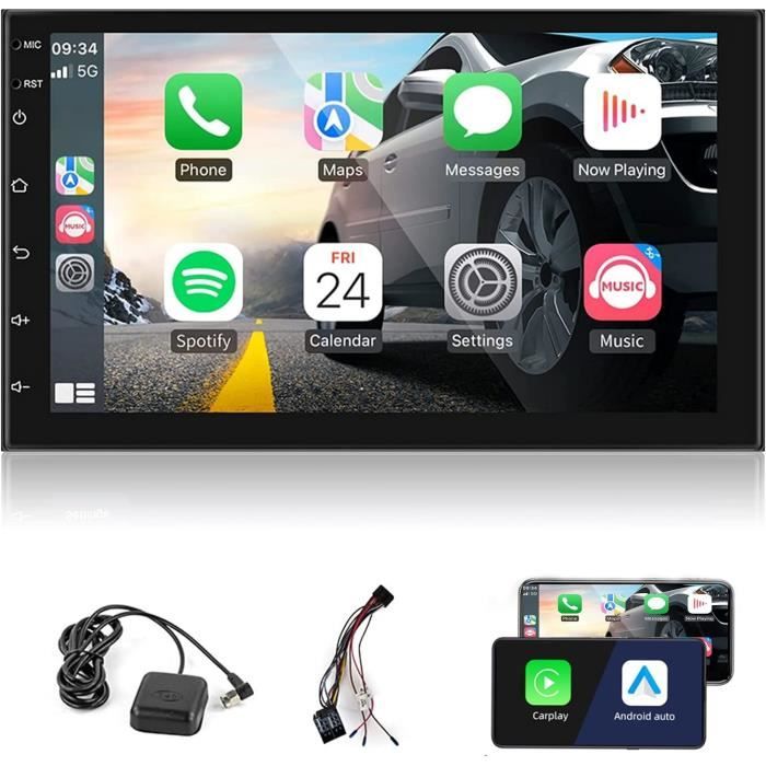 Autoradio Android 9" Sans Fil Carplay Pour Renault Trafic/Opel Vivaro 2015 - Bluetooth, Caméra Recul AHD + CANBUS Intégré