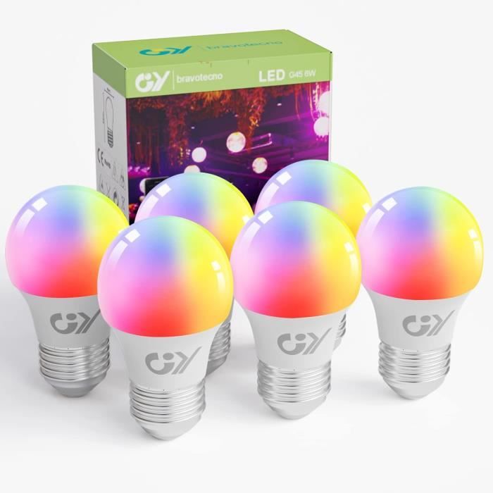 Spectrum - Ampoule LED Connectée éclairage Blancs + Couleurs, E14
