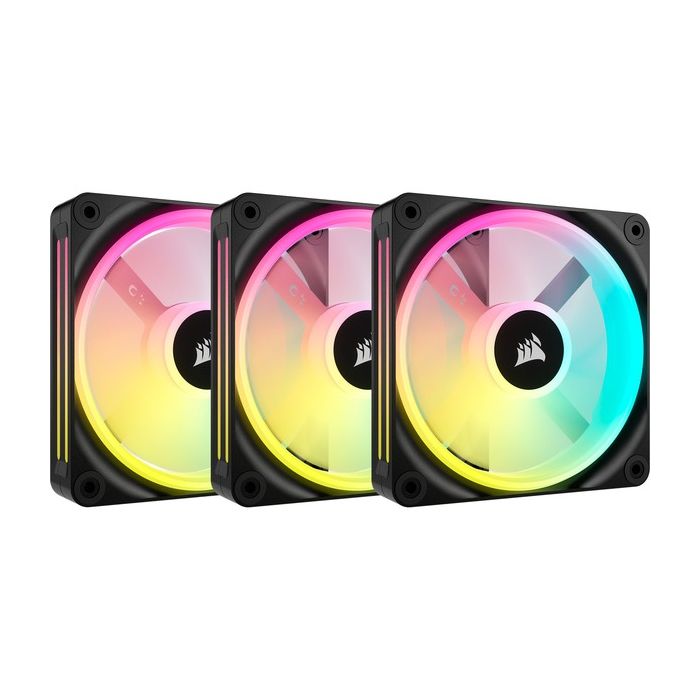 Refroidissement PC – CORSAIR – CO-9051002-WW – Kit de démarrage ventilateurs PWM 120 mm iCUE LINK QX120 RGB