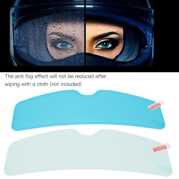 Film Antibuée Pour Visière De Casque Moto - Anti-pluie, Anti-UV, Anti-rayures - Universel, Facile à Coller