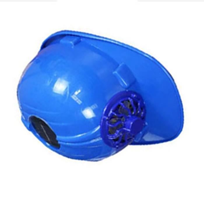 Casque De Chantier Solaire Avec Ventilateur - Chapeau Anti-UV Protection Chantier, Refroidissement Énergétique