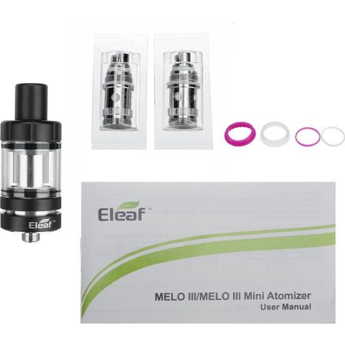 Eleaf Melo 3 Mini Atomiseur 2ml + 0.3 0.5 Ohm Resistance Pour.