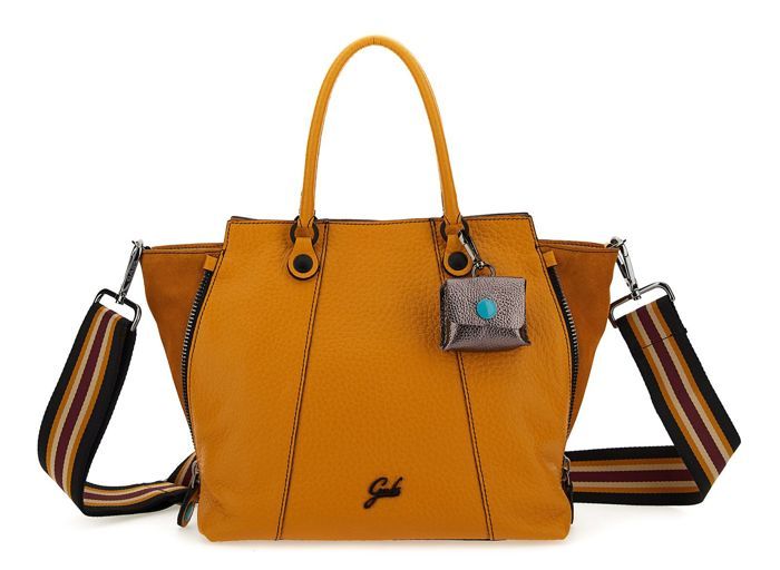 Gabs Sac a epaule jaune moutarde en cuir pour femme Ambra Caribu Crosta Black Shoulderbag S Ambra 183599 jaune moutarde Cdiscount Bagagerie Maroquinerie