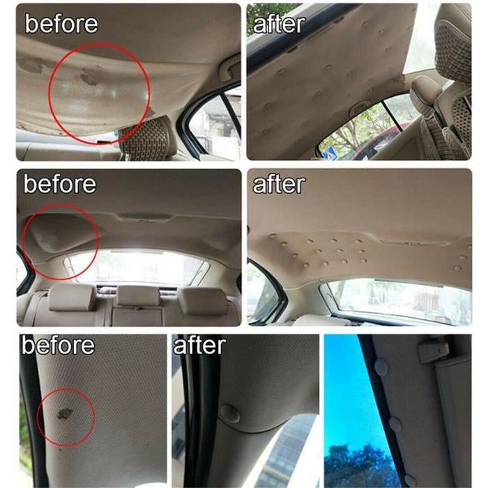 Garosa 60 Rivets de Toit de Voiture pour Réparer les Tissus affaissés du Plafond Cdiscount