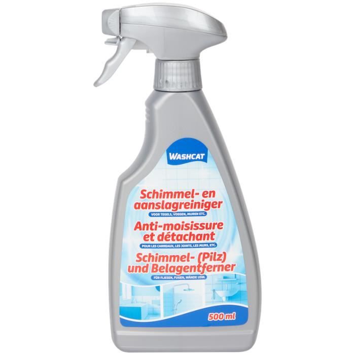 Nettoyant moisissure et dépôts verdâtres Washcat - Ultra efficace - Pour salle de bain et sanitaires - ACTION