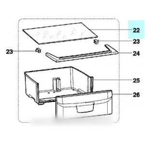 Couvre bac à légumes - INDESIT - TA3FR TA2UK - Accessoire pour réfrigérateur et réfrigérateur-congélateur