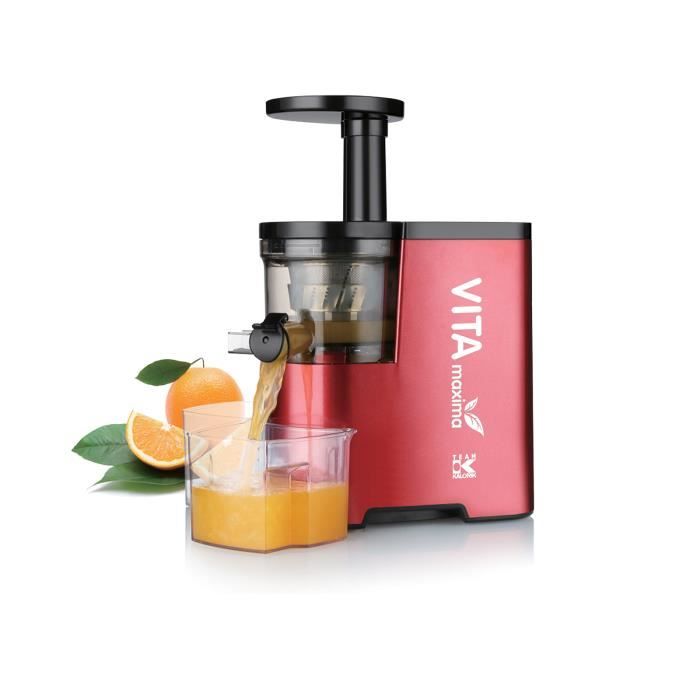 Centrifugeuse Extracteur de Jus Fruits et Légumes TKG FE 1010 KTO - 150W - Rouge - Pièces amovibles - Conception compacte - Kalorik