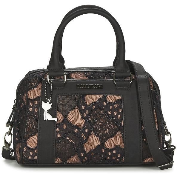 Petit Sac Bowling Lollipops Noir YES Dentelle 22285 BLACK Cdiscount Bagagerie Maroquinerie