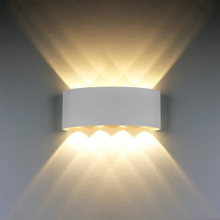 Applique Murale LED Salle de Bain Vanité Luminaires sur Miroir Moderne 360°  Lampe de Mur Barre d'éclairage 3600K plafonniers 20W - Cdiscount Maison