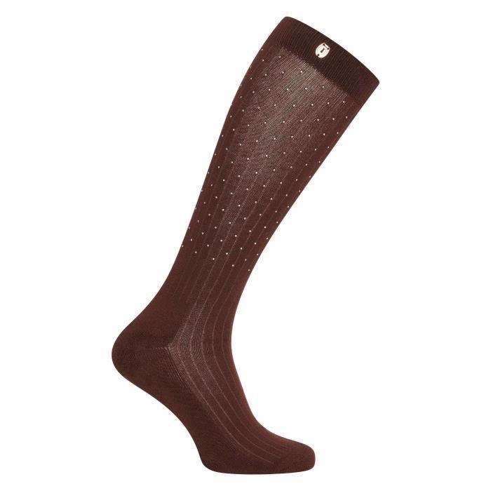 Chaussettes équitation femme Imperial Riding Twinkle Star - brown - 35/38