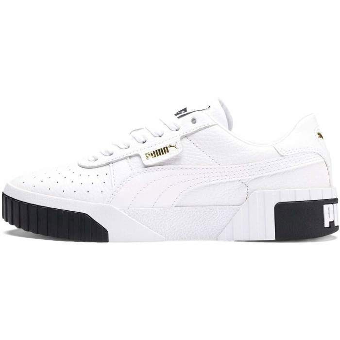 puma blanche semelle noire