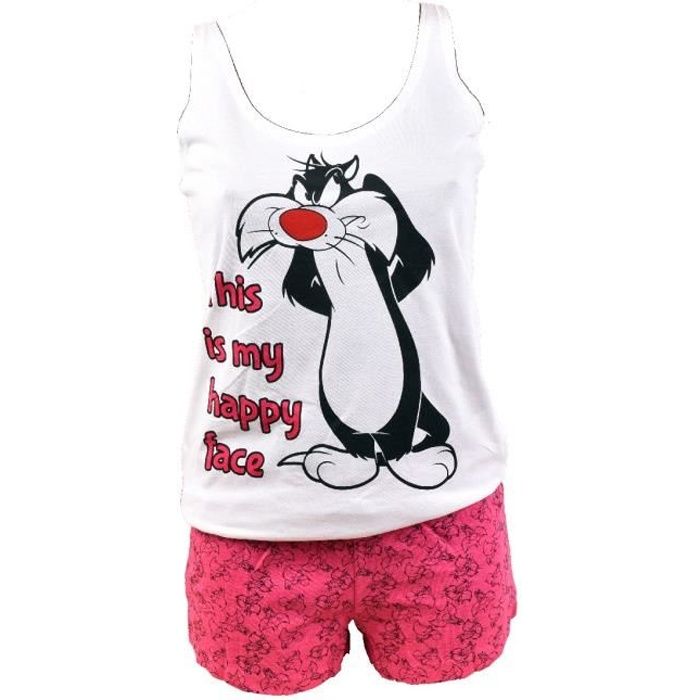 Pyjama Femme LOONEY TUNES Douceur, Confort et Qualité