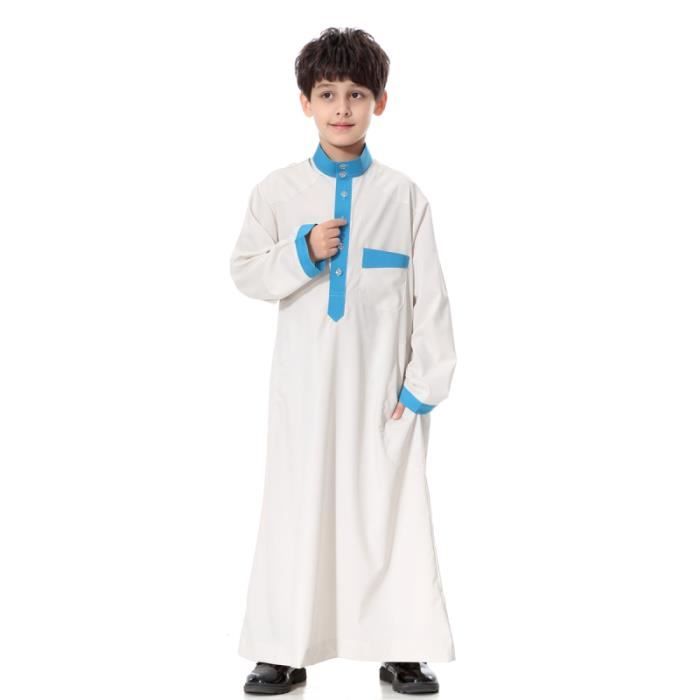 zhxinashu Manches Longues Musulmanes Arabes du Garçon de la Mode Traditionnelle Enfants Vêtements S-XXXL 