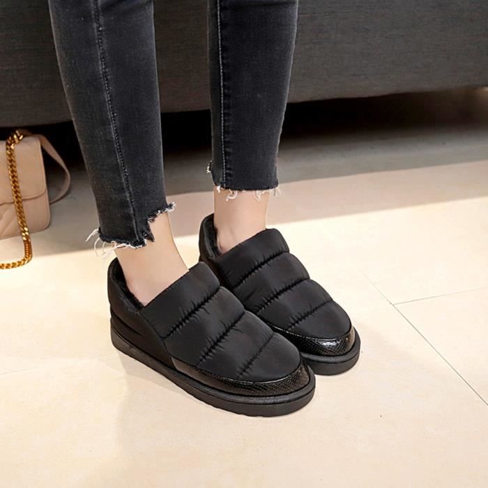 chaussures plates hiver femme
