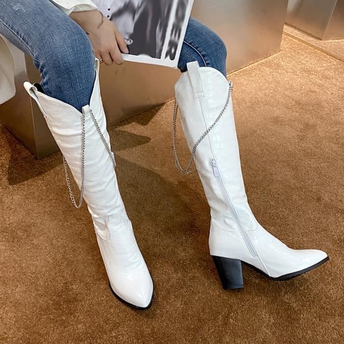 bottes hautes talons