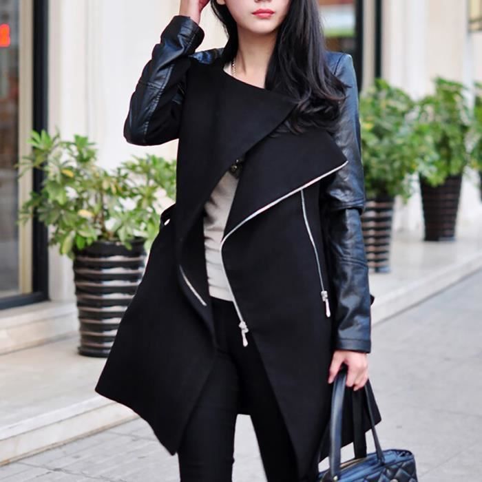 Manteau de hotsell cuir
