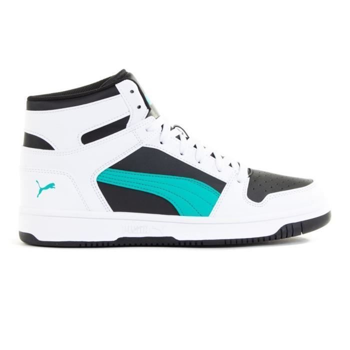 puma blanche et bleu