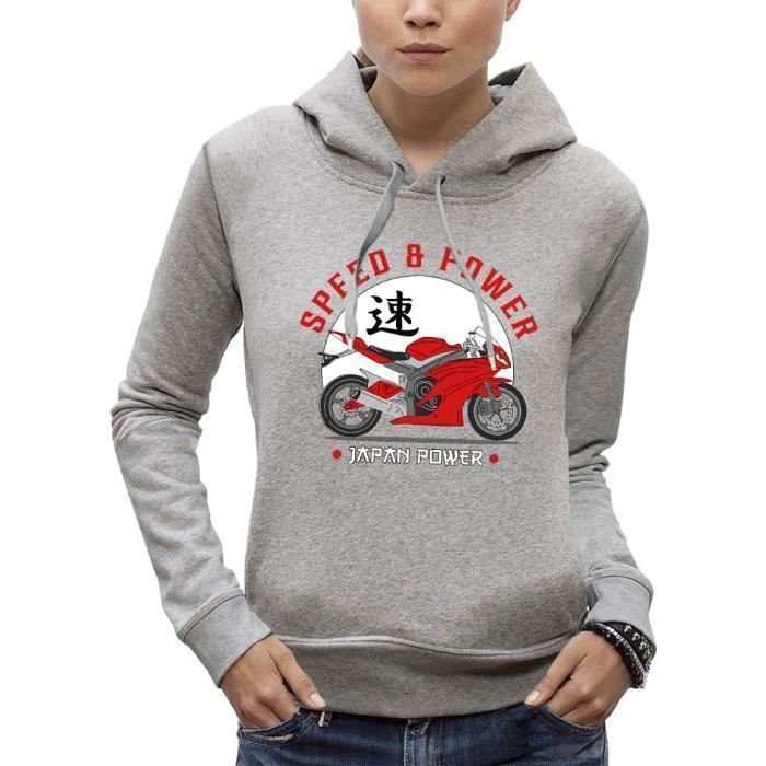 Sweat capuche motard deals