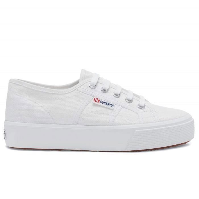 superga argenté plateforme