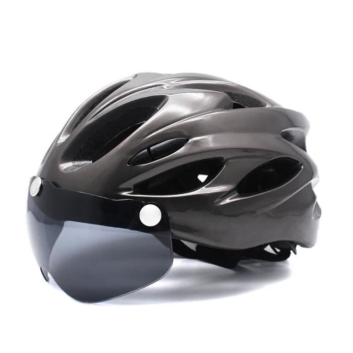 Casque VTT Avec Visière Amovible - Protection Tête & Visage Pour Hommes Et Femmes, Taille Réglable