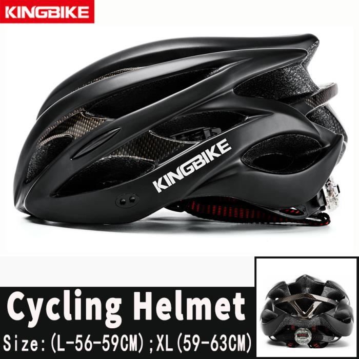 Casque De Vélo Julyue Ultraléger Réglable Pour Homme Et Femme - Protection Choc EPU, Doublure Amovible, Idéal VTT Et Cyclisme Quotidien (Noir)