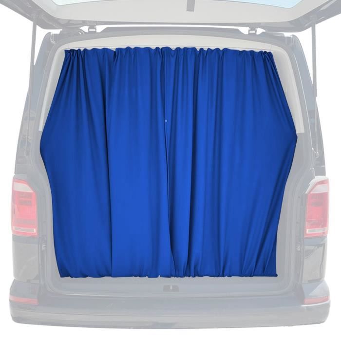 Rideaux De Porte Hayon pour VW Transporter T3 T4 L1 L2 Bleu Foncé Tissu