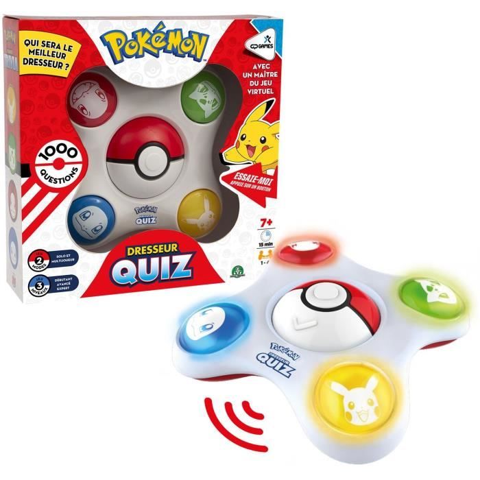 Jeu d’Ambiance Giochi Preziosi Pokémon Dresseur Quiz – Jeu de Trivia, 1 à 4 Joueurs - vue 2