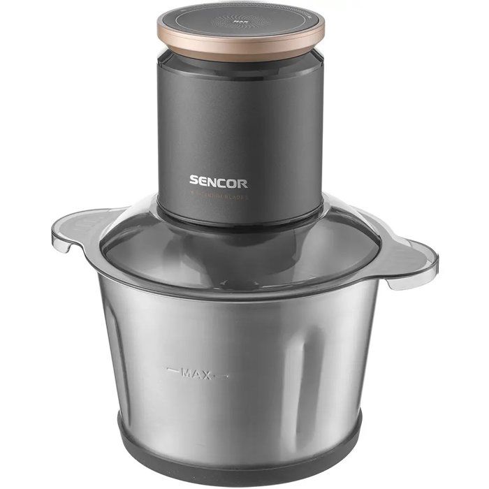 Hachoir électrique Sencor SCB 8000BK Vitesse continue réglable 9 lames Bol inox 3