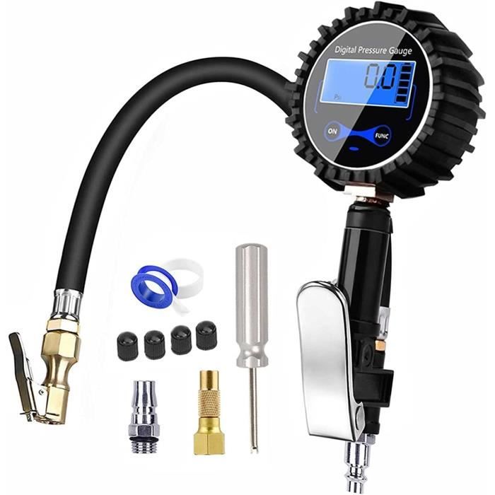 STIX KAMA-4 – Testeur Et Remplisseur De Pneus Portable, LCD, Pression 0-18 Bar, électrique