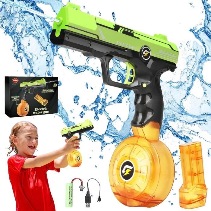Pistolet à Eau Pour Enfants Lot De 4 Pistolets à Eau Effet Feux D'artifice - 27 Cm - Pour Piscine, Plage, Fêtes - Jeu D'eau Enfants Et Adultes