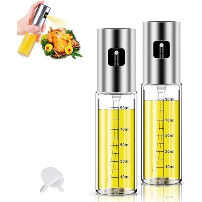 Vaporisateur D'Huile Ankway En Verre - Pulvérisateur Pour Cuisine Sain, Friteuse Air, Salades