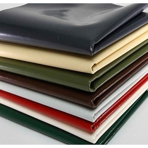 5-6m De Large) Bâche Pour Camion/bâche PVC 720g/m² - Vendue Au Mètre - Avec Oeillets 12mm (5m X 6m, Vert RAL6005